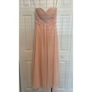Azazie Yazmin Blushing Pink Bridesmaid Dress